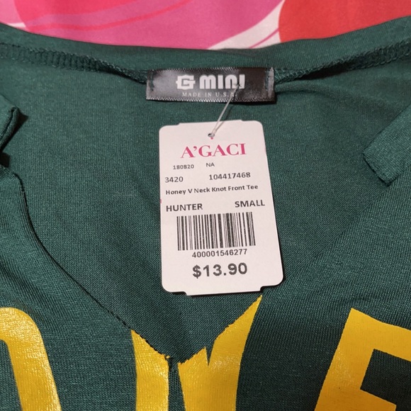 Green honey crop top - Picture 2 of 2